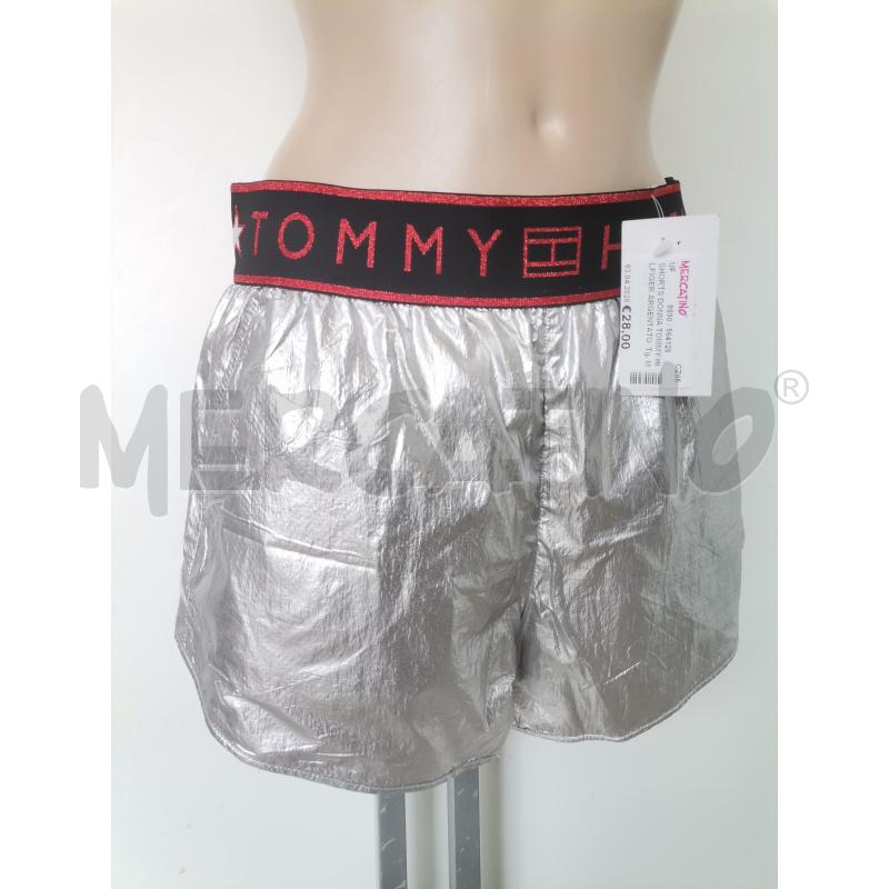 SHORTS DONNA TOMMY HILFIGER ARGENTATO LIMETED EDICTION | Mercatino dell'Usato Lamezia terme 1