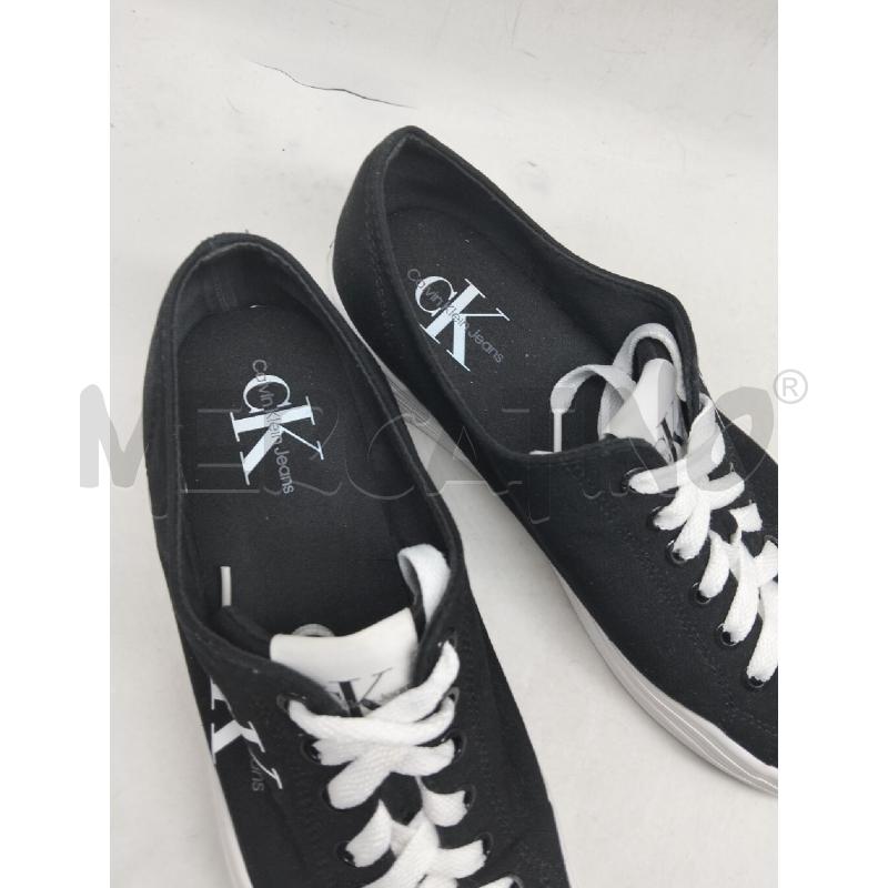 SNEAKERS DONNA CALVIN KLEIN NERO BIANCO TESSUTO | Mercatino dell'Usato Lamezia terme 2