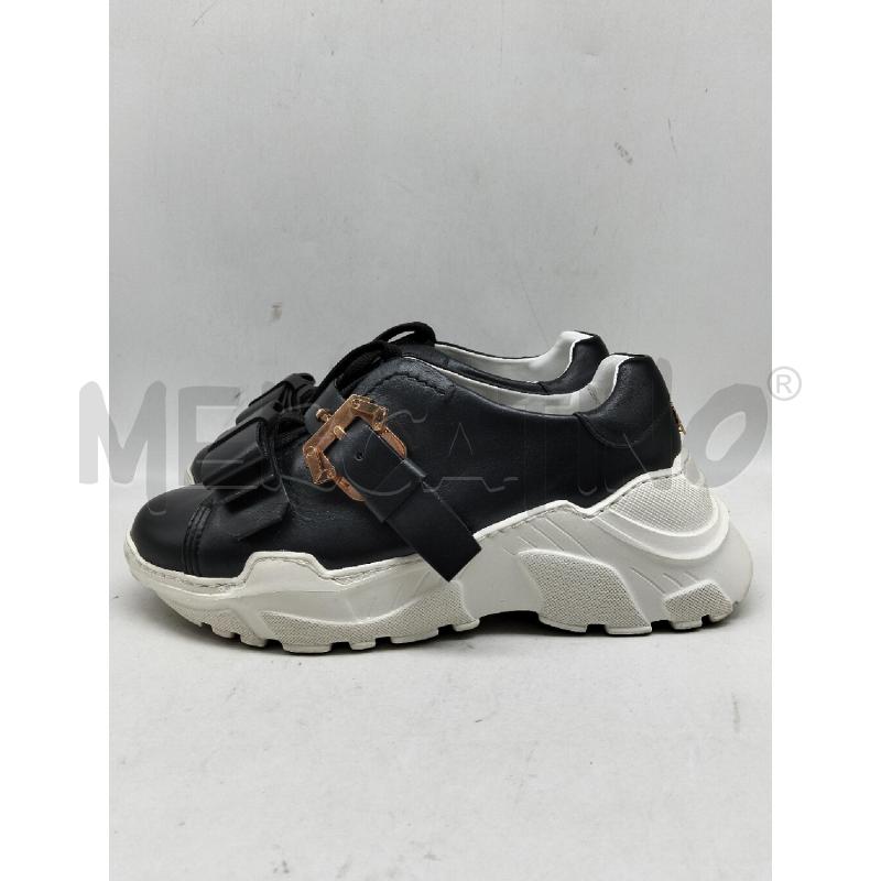 SNEAKERS DONNA PAULA CADEMARTORI NERO FIBBIE  | Mercatino dell'Usato Lamezia terme 1