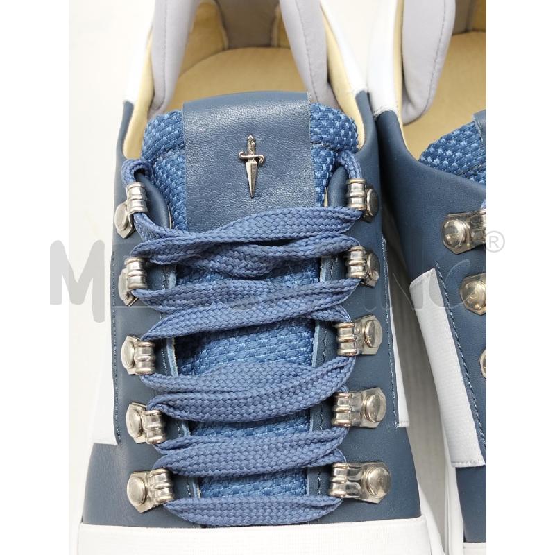 SNEAKERS UOMO 4 US CESARE PACIOTTI BIANCO BLU NUOVO | Mercatino dell'Usato Lamezia terme 4