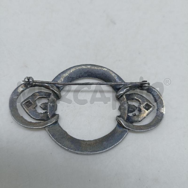 SPILLA METALLO PREZIOSO DESIGN NERO CON ZIRCONI | Mercatino dell'Usato Lamezia terme 2