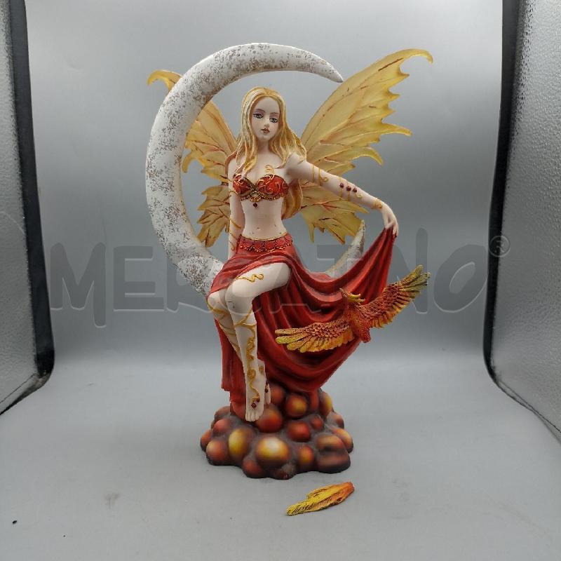 STATUA FATA ROSSA LUNA FENICE 27CM | Mercatino dell'Usato Lamezia terme 1