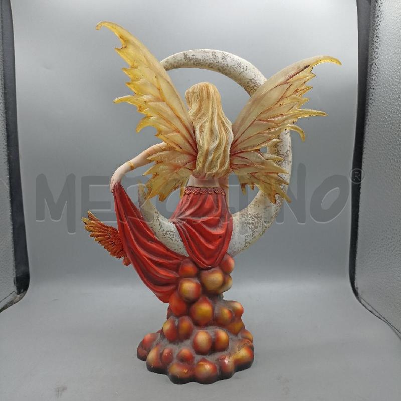 STATUA FATA ROSSA LUNA FENICE 27CM | Mercatino dell'Usato Lamezia terme 2