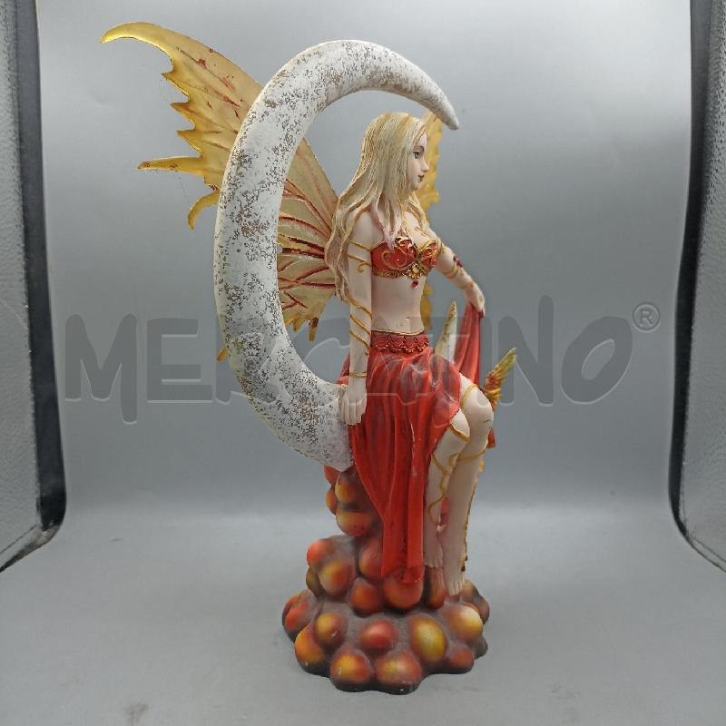 STATUA FATA ROSSA LUNA FENICE 27CM | Mercatino dell'Usato Lamezia terme 3