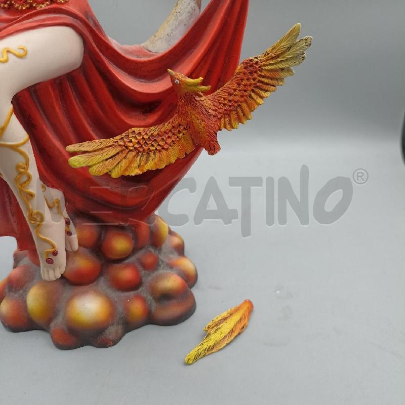 STATUA FATA ROSSA LUNA FENICE 27CM | Mercatino dell'Usato Lamezia terme 5
