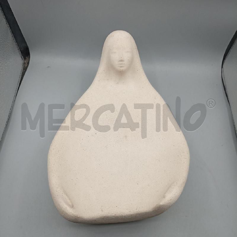 STATUA MADONNA DELL'ACCOGLIENZA ARGILLA BIANCA | Mercatino dell'Usato Lamezia terme 1