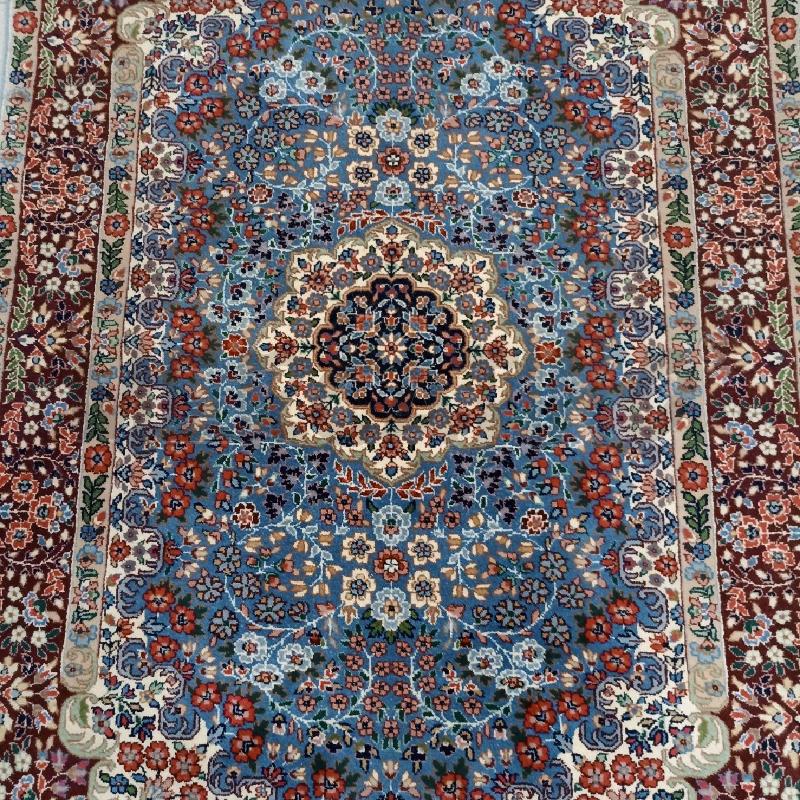 TAPPETO GRANDE PERSIANO BORDO VERDE FLOREALE FANTASIA | Mercatino dell'Usato Lamezia terme 3