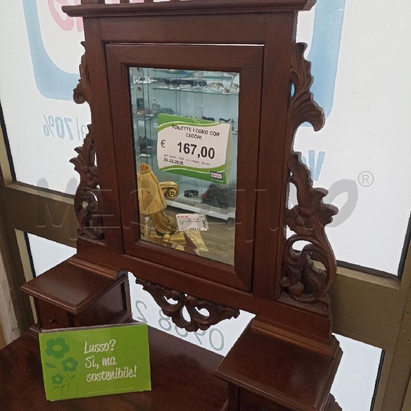 TOILETTE LEGNO CON DECORI  | Mercatino dell'Usato Lamezia terme 2