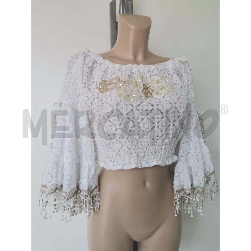 TOP ANTICA SARTORIA BIANCO PIZZO | Mercatino dell'Usato Lamezia terme 1