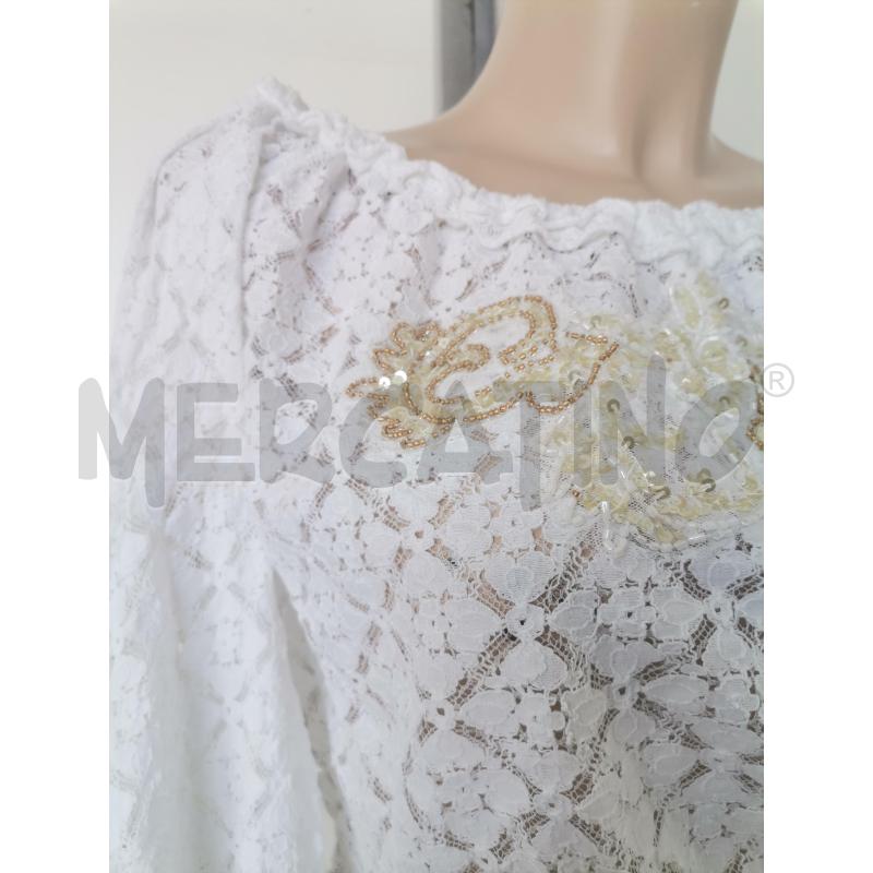 TOP ANTICA SARTORIA BIANCO PIZZO | Mercatino dell'Usato Lamezia terme 3