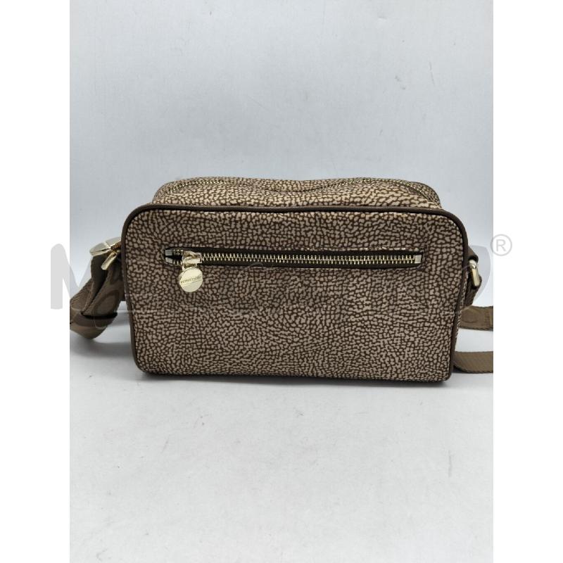 TRACOLLA DONNA BORBONESE BEIGE NYLON STAMPA OCCHIO DI PERNICE  | Mercatino dell'Usato Lamezia terme 2