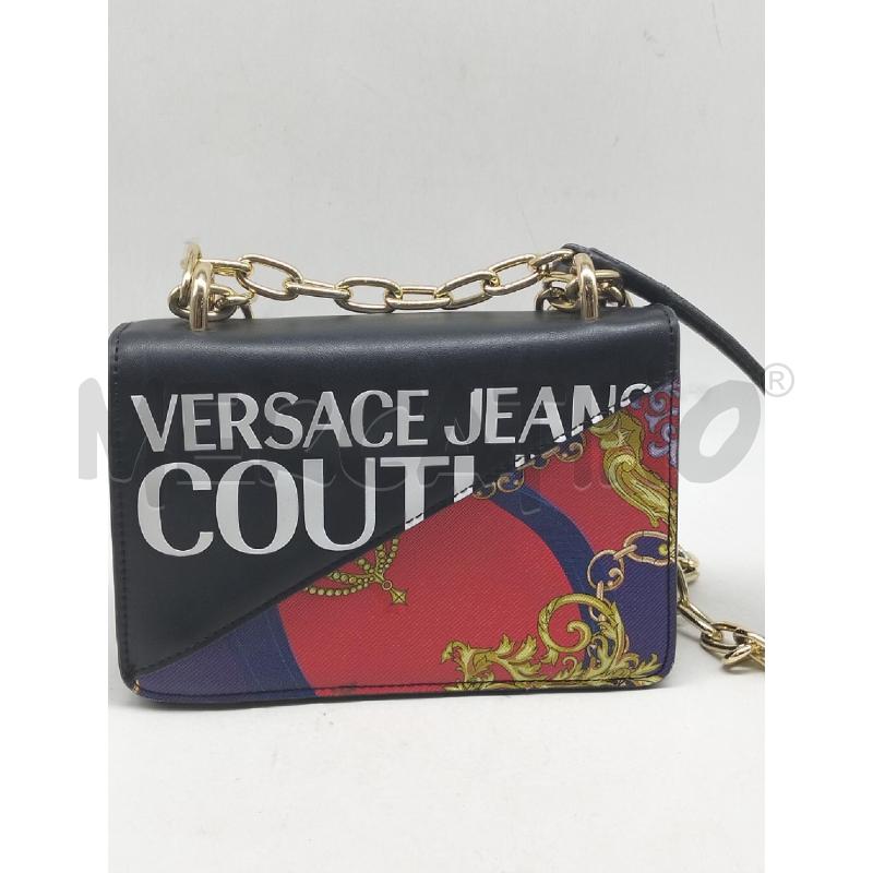 TRACOLLA DONNA VERSACE JEANS COUTURE NERO FANTASIA CATENELLA RICAMBIO | Mercatino dell'Usato Lamezia terme 2