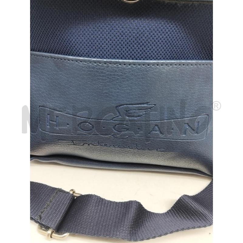 TRACOLLA UOMO HOGAN ECOPELLE BLU | Mercatino dell'Usato Lamezia terme 2