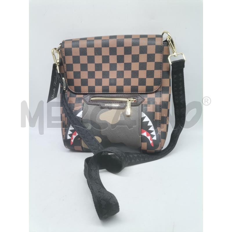 TRACOLLA UOMO SPRAYGROUND MARRONE NERO | Mercatino dell'Usato Lamezia terme 1