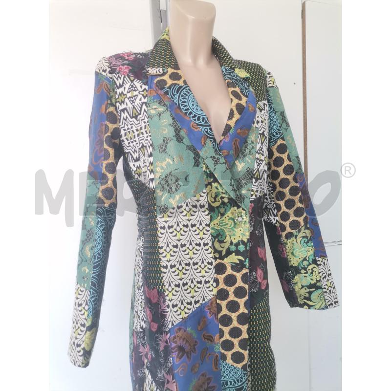 TRENCH DONNA DESIGUAL VERDE BIANCO | Mercatino dell'Usato Lamezia terme 2