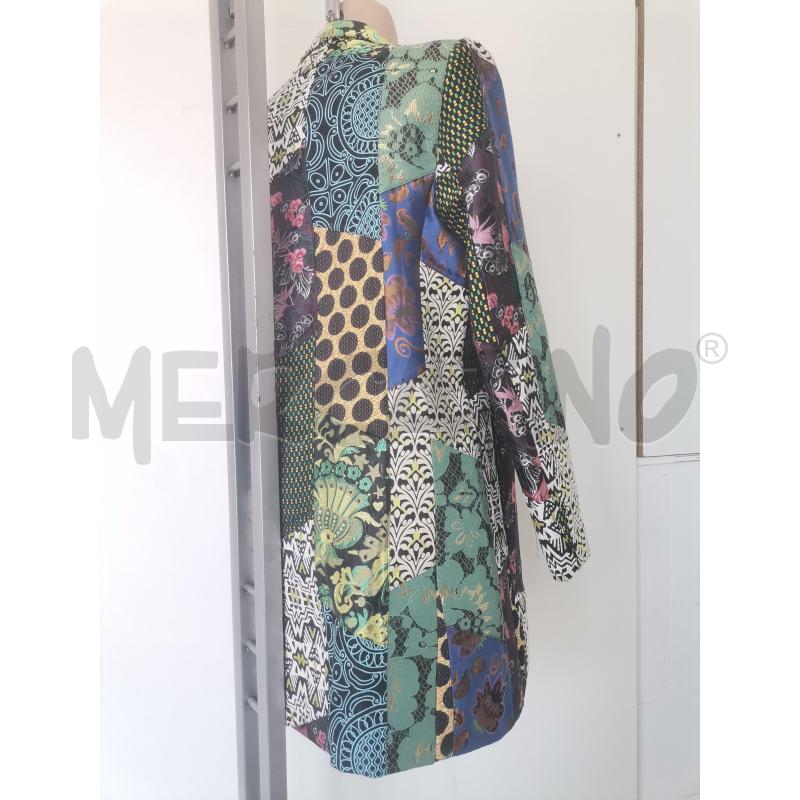 TRENCH DONNA DESIGUAL VERDE BIANCO | Mercatino dell'Usato Lamezia terme 4