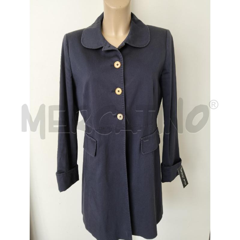 TRENCH DONNA INTREND BLU COTONE PRESENTA DIFETTO | Mercatino dell'Usato Lamezia terme 1