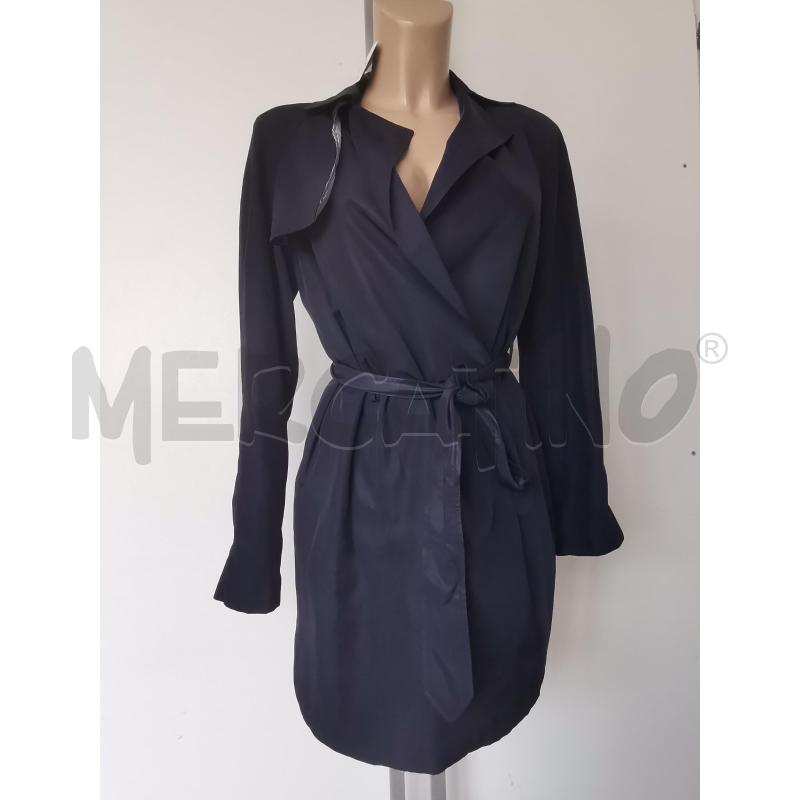 TRENCH DONNA ZARA BASIC BLU  | Mercatino dell'Usato Lamezia terme 1