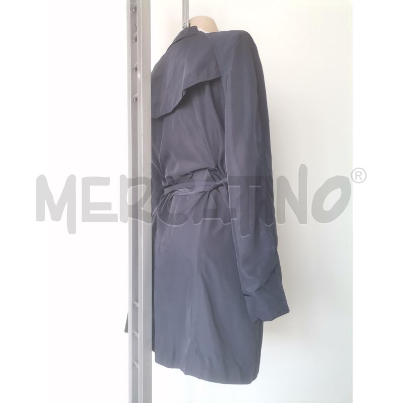 TRENCH DONNA ZARA BASIC BLU  | Mercatino dell'Usato Lamezia terme 3