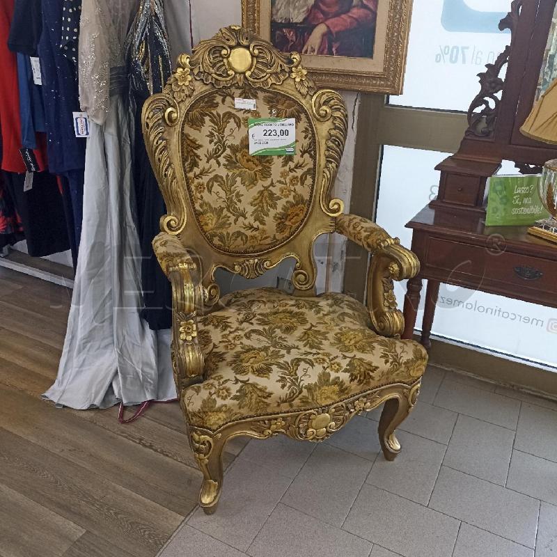 TRONO DORATO VENEZIANO | Mercatino dell'Usato Lamezia terme 1