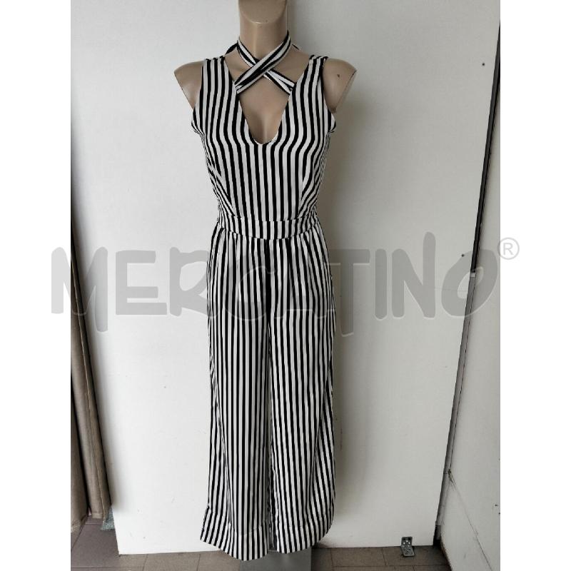 TUTA DONNA GUESS BIANCO NERO RIGHE | Mercatino dell'Usato Lamezia terme 1