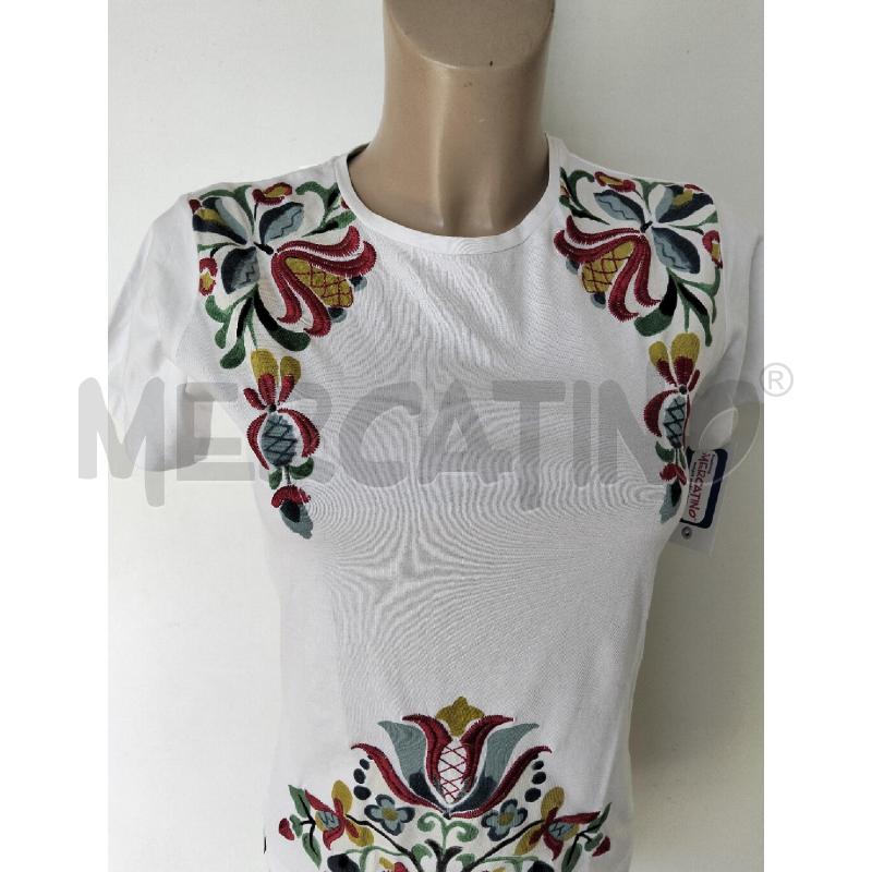T SHIRT DONNA CAFE NOIR BIANCO FIORI  | Mercatino dell'Usato Lamezia terme 2