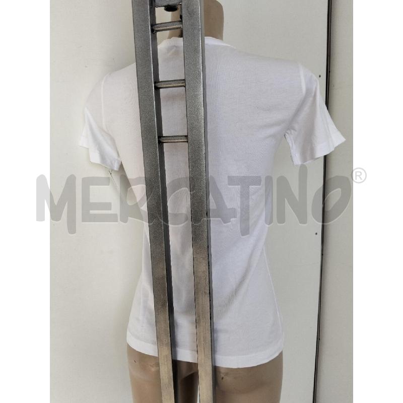T SHIRT DONNA CAFE NOIR BIANCO FIORI  | Mercatino dell'Usato Lamezia terme 3