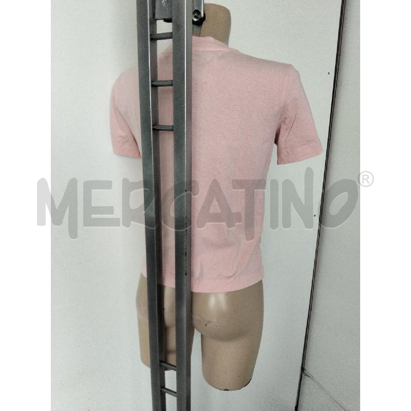 T SHIRT DONNA CALVIN KLEIN JEANS ROSA CROPPED | Mercatino dell'Usato Lamezia terme 3
