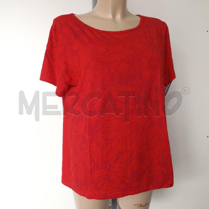 T SHIRT DONNA GAIA LIFE ROSSO  | Mercatino dell'Usato Lamezia terme 1
