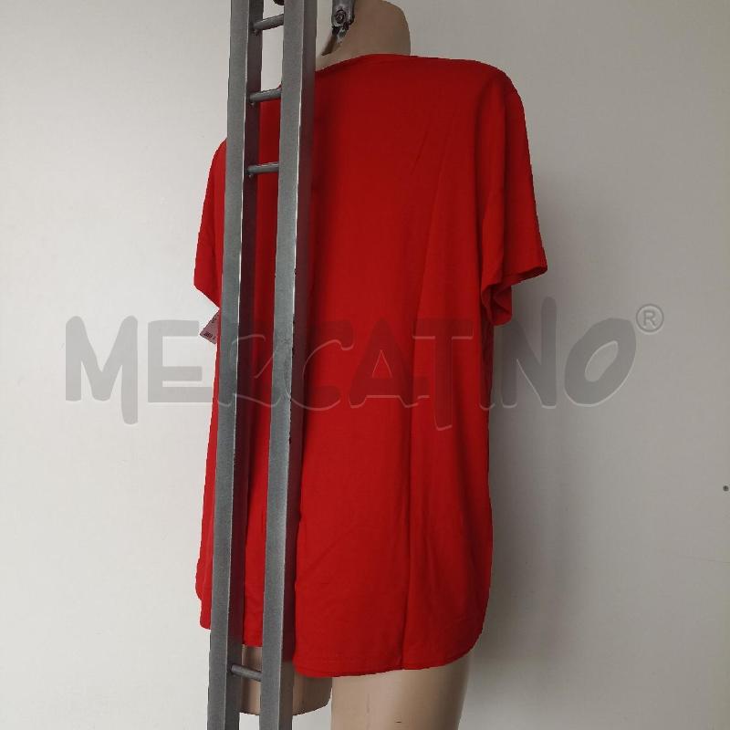 T SHIRT DONNA GAIA LIFE ROSSO  | Mercatino dell'Usato Lamezia terme 3