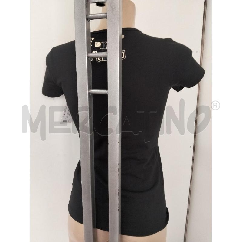 T SHIRT DONNA MOSCHINO NERO DORAT STRASS | Mercatino dell'Usato Lamezia terme 3