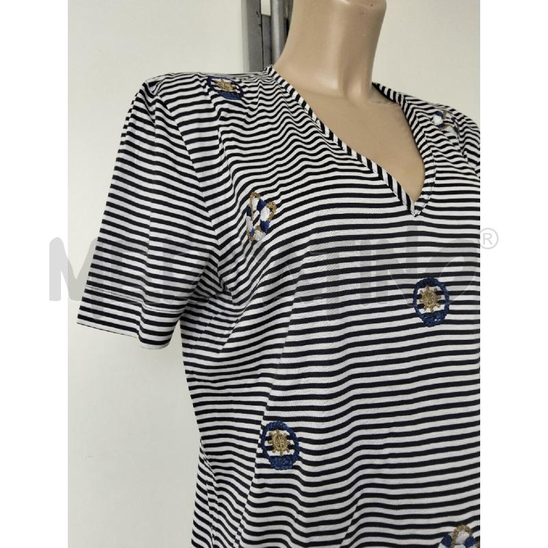 T SHIRT DONNA VERA DA POZZA BIANCO BLU  | Mercatino dell'Usato Lamezia terme 2