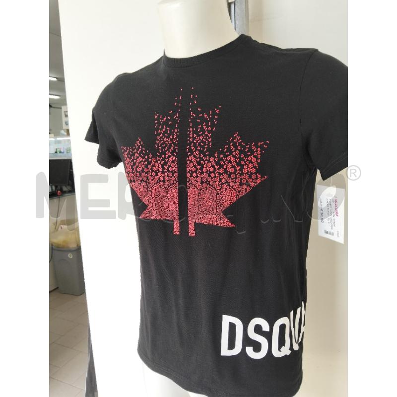 T SHIRT UOMO DSQUARED2 NERO ROSSO  | Mercatino dell'Usato Lamezia terme 2