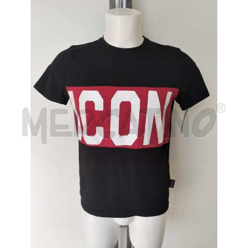 T SHIRT UOMO ICON NERO  MEZZA MANICA | Mercatino dell'Usato Lamezia terme 1