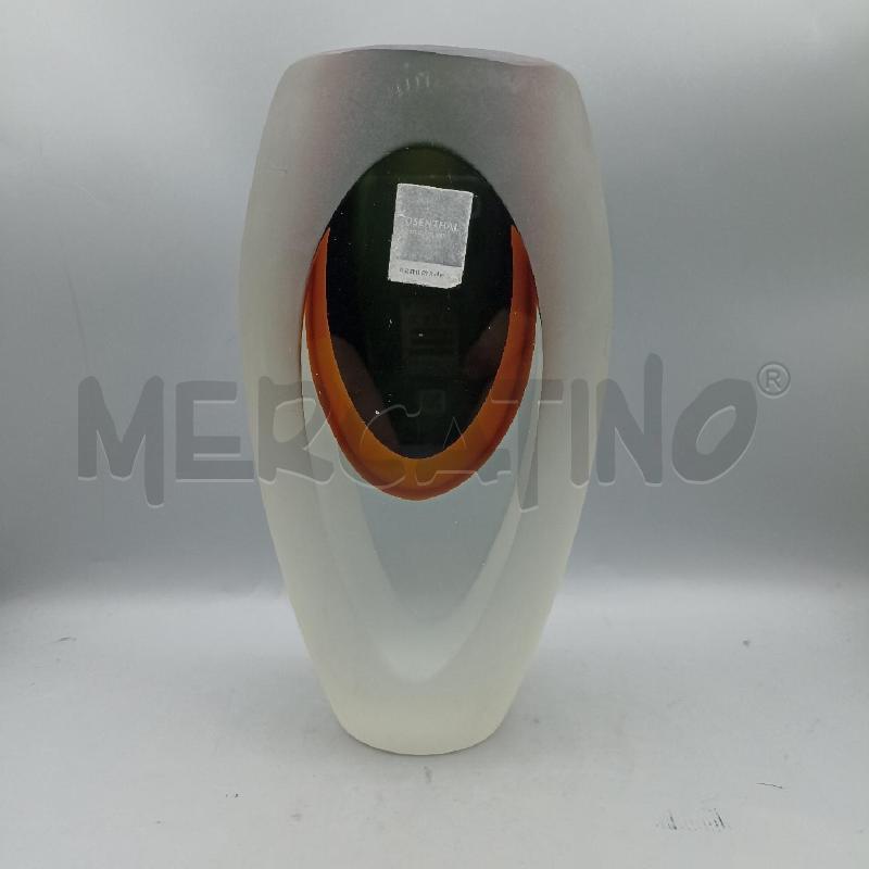 VASO ROSENTHAL IN VETRO 21 CM  | Mercatino dell'Usato Lamezia terme 1
