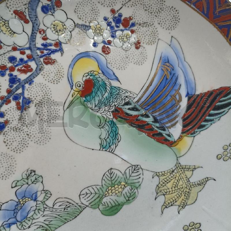 VECCHIO PIATTO DECORATIVO CINESE UCCELLO RAFFIGURATO | Mercatino dell'Usato Lamezia terme 2