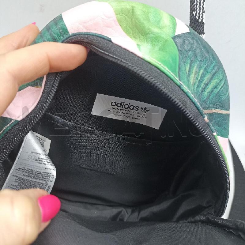 ZAINO DONNA ADIDAS VERDE ROSA FOGLIE MODELLO PICCOLO | Mercatino dell'Usato Lamezia terme 4