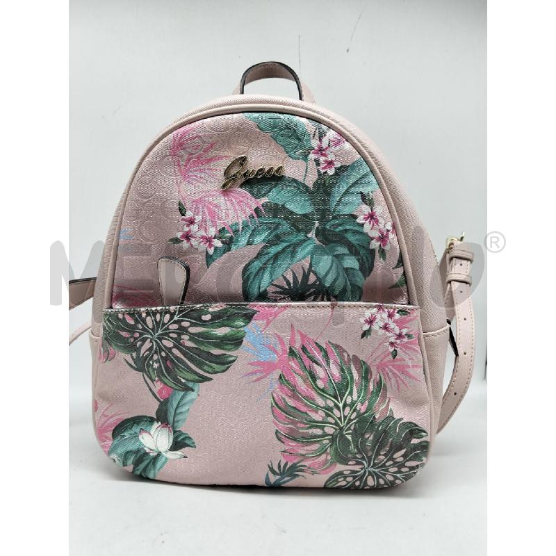 ZAINO DONNA GUESS ROSA FIORI | Mercatino dell'Usato Lamezia terme 1