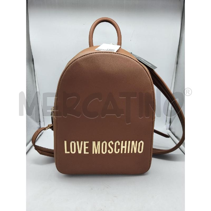 ZAINO DONNA LOVE MOSCHINO PELLE MARRONE NUOVO | Mercatino dell'Usato Lamezia terme 1