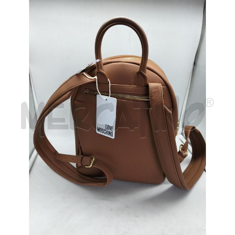 ZAINO DONNA LOVE MOSCHINO PELLE MARRONE NUOVO | Mercatino dell'Usato Lamezia terme 2