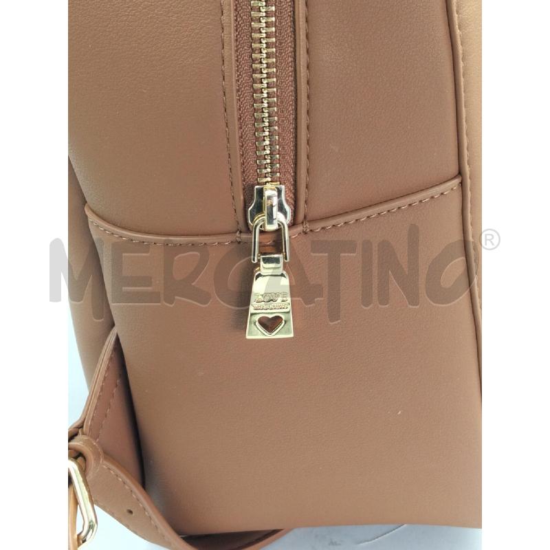ZAINO DONNA LOVE MOSCHINO PELLE MARRONE NUOVO | Mercatino dell'Usato Lamezia terme 4