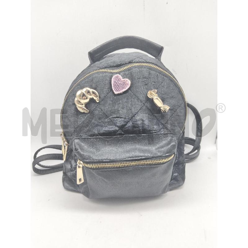 ZAINO DONNA MAX CO NERO SPILLE | Mercatino dell'Usato Lamezia terme 1