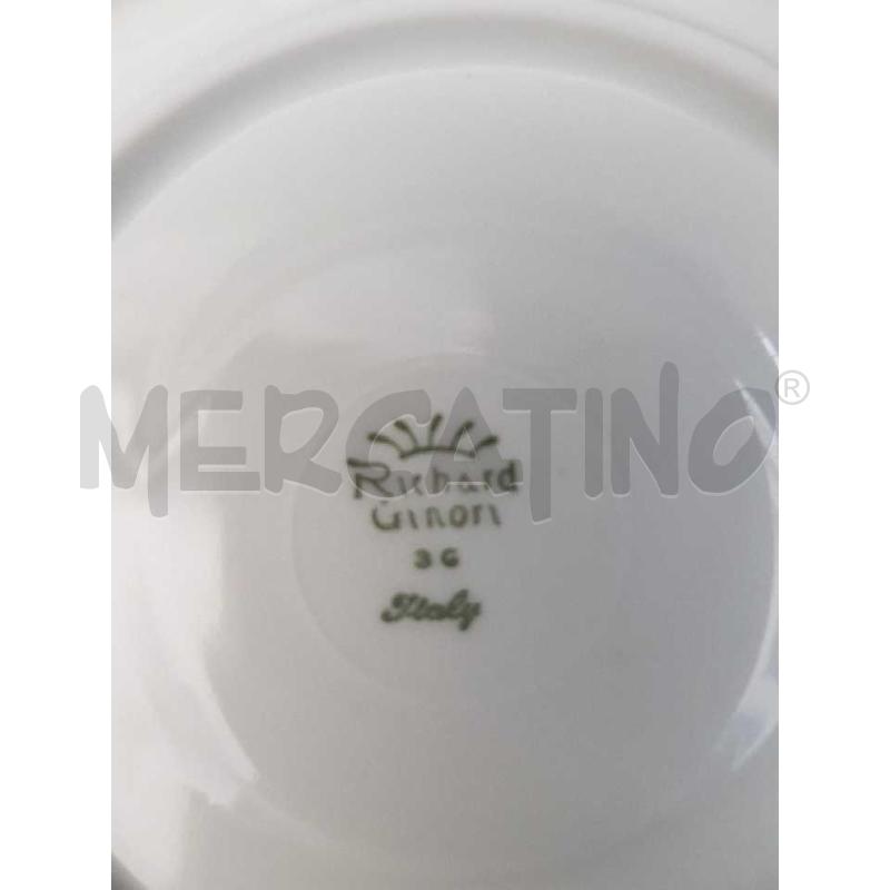 12 TAZZA CAFFE' + 12 PIATT + 1ZUCC RICHARD GINORI  | Mercatino dell'Usato Cesena 3