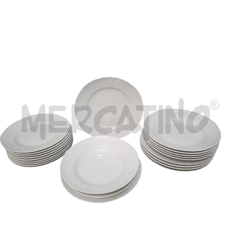 18 PIATTI RICHARD GINORI CERAMICA BIANCA VECCHIO GINORI  | Mercatino dell'Usato Cesena 1