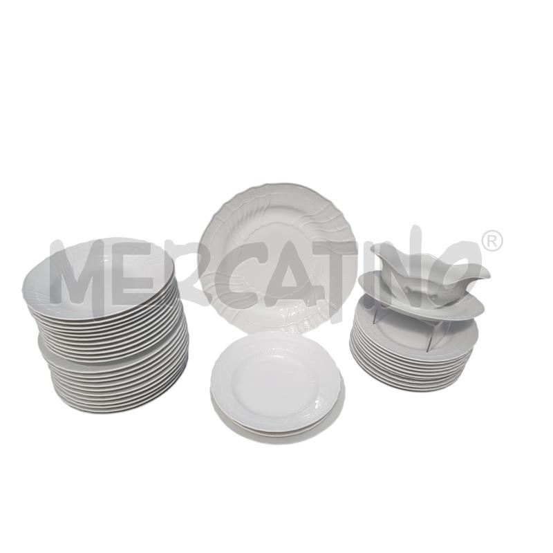38 PIATTI RICHARD GINORI SERIE VECCHIA GINORI CERAMICA E DECORO BIANCO | Mercatino dell'Usato Cesena 1