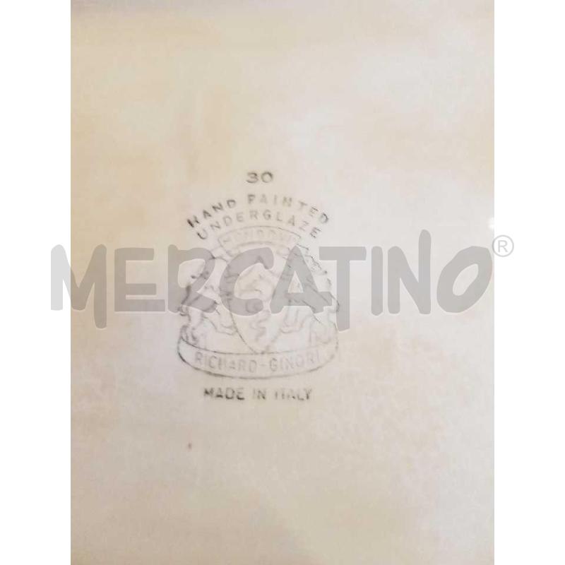 39 PIATTI RICHARD GINORI CERAMICA DECORO FIORE | Mercatino dell'Usato Cesena 3