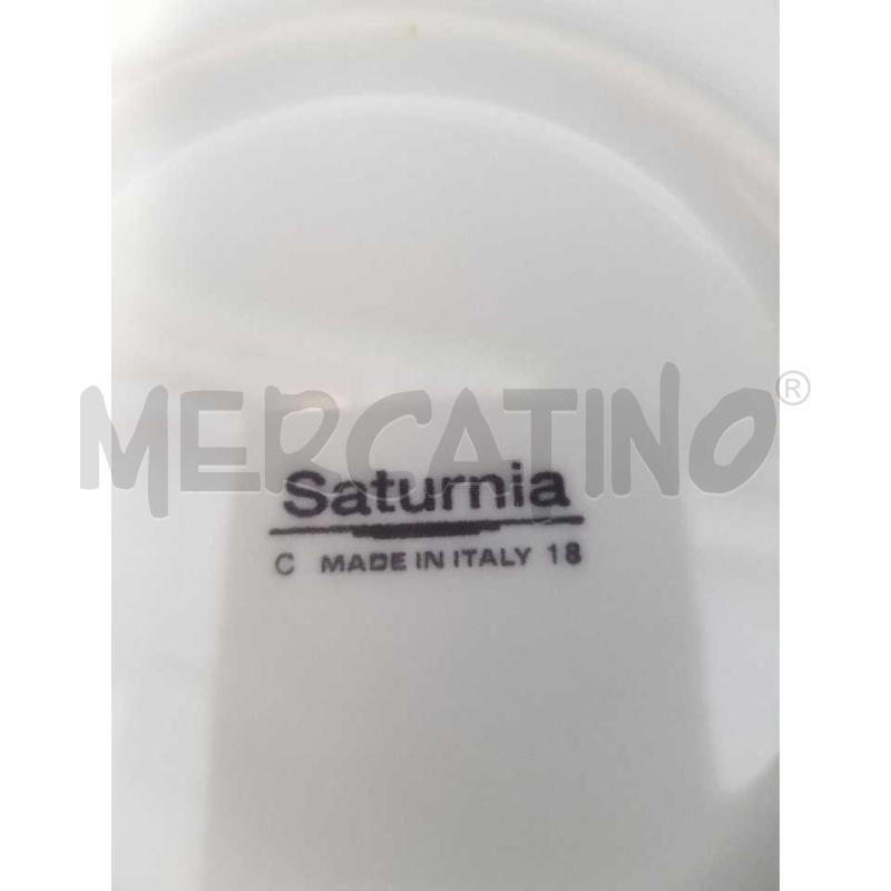 6 PIATTI PIZZA  SATURNIA CERAMICA BIANCA | Mercatino dell'Usato Cesena 3