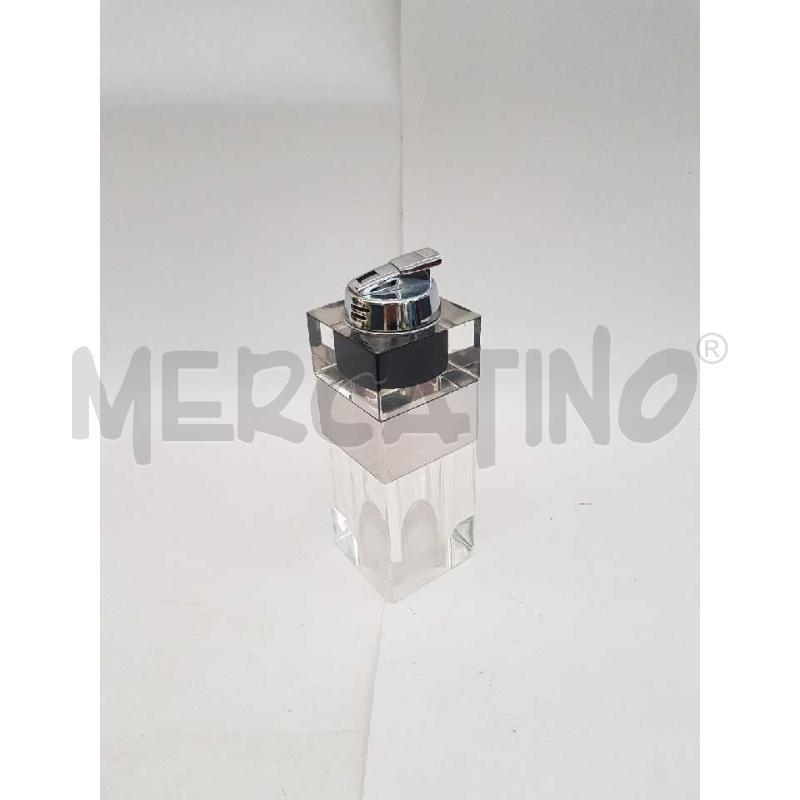 ACCENDINO PLEXIGLAX AGNUS CON PORTASIGARETTE PARALLELEPIPEDO | Mercatino dell'Usato Cesena 2