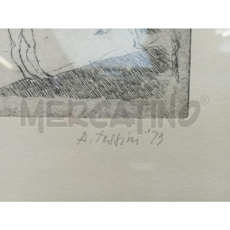 ACQUAFORTE ORIGINALE A. TASSINI 4/50 DEL 1979 | Mercatino dell'Usato Cesena 2
