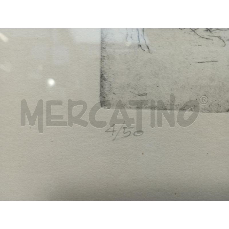 ACQUAFORTE ORIGINALE A. TASSINI 4/50 DEL 1979 | Mercatino dell'Usato Cesena 3